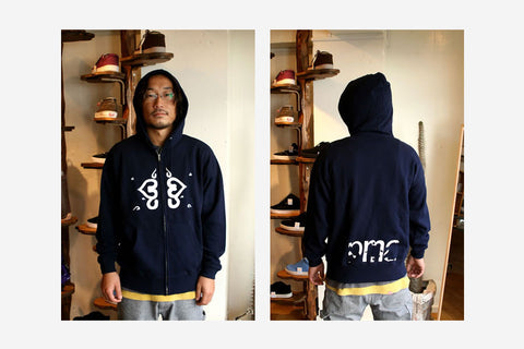ZIP HOOD AKILAMENAI - Navy
