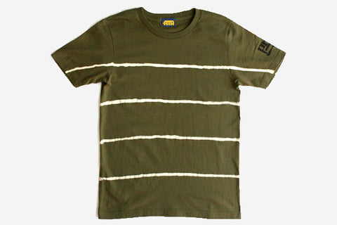 BORDER S/S TEE - Olive