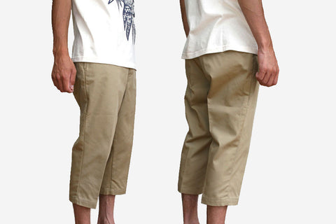 CROPPED PANT - Khaki