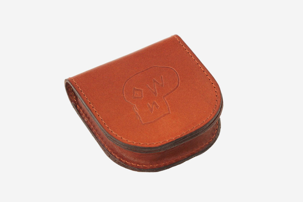 LEATHER COIN PURSE - Brown