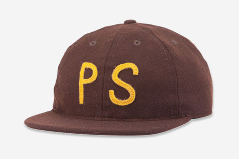 WOOL PS CAP - Brown