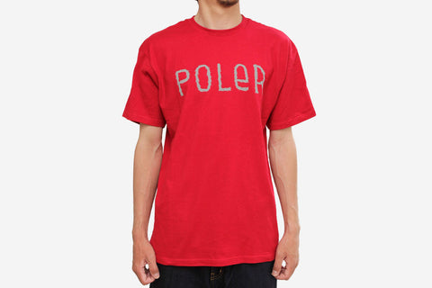 FURRY FONT TEE - Red