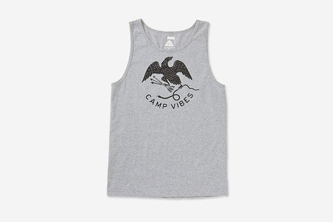 S.E.A VIBES TANK TOP - Cotton/ Heather Grey