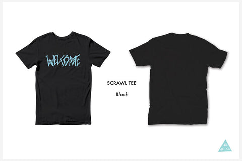 SCRAWL TEE - Black