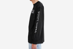 SNAKE SHAKE LONG SLEEVE T-SHIRTS - Black