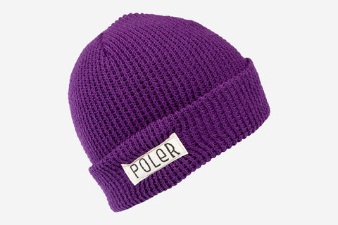 WORKER MAN BEANIE - Purple