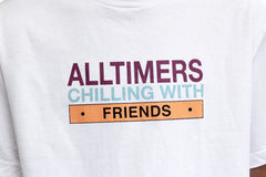 CHILLING WITH FRIENDS TEE - White