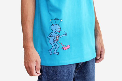 DEAR, TV KID TEE - Turquoise