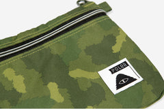 LARGE POUCH - Green Furry Camo