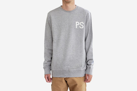 PS FELT CREW - Grey Heather