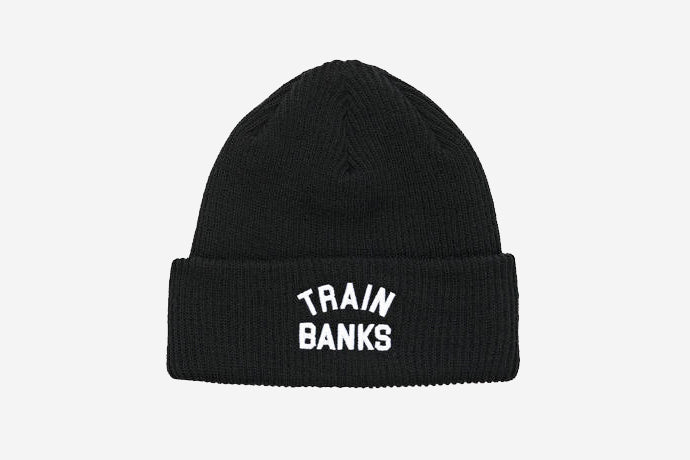 TRAIN BANKS BEANIE - Black