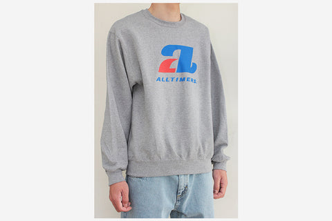 RUSS CREW - Heather Grey