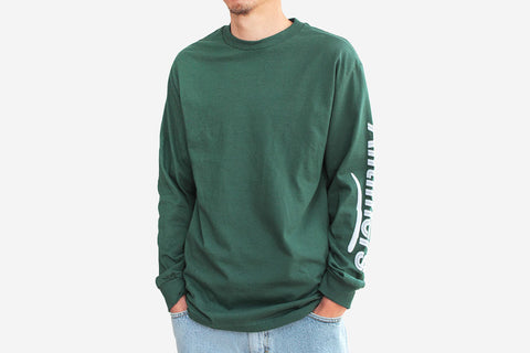 ESTATE PUFFY LONGSLEEVE TEE - Forest Green