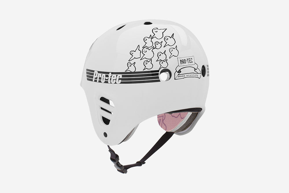 GONZ FULL CUT SKATE - Gloss White - styrus