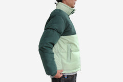 COMBO PUFFER - Green/Seafoam Green