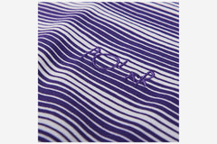 GRADIENT LONGSLEEVE - Deep Purple/White