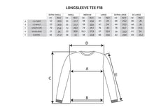 GRADIENT LONGSLEEVE - Deep Purple/White