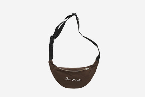 SIGNATURE HIP BAG - Brown