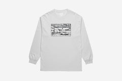 STRAIGHT FROM THE HOOD LONGSLEEVE - Ice Grey