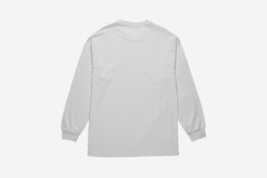 STRAIGHT FROM THE HOOD LONGSLEEVE - Ice Grey