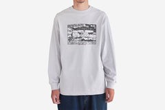 STRAIGHT FROM THE HOOD LONGSLEEVE - Ice Grey