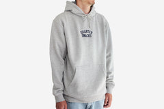 EMBROIDERED ARCH HOODY - Heather Grey