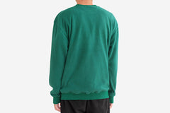 MOUNTAIN LOGO MICROFLEECE CREWNECK - Hunter Green
