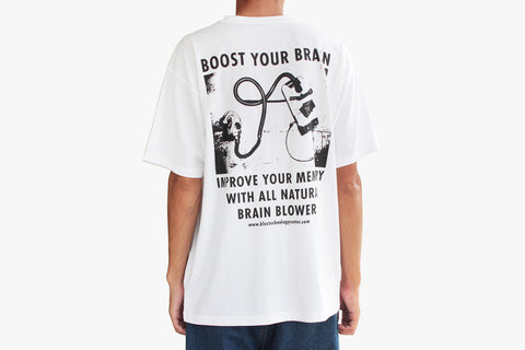 BRAIN BLOWER TEE - White