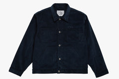 CORD JACKET - Police Blue