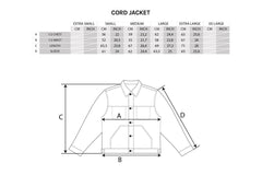 CORD JACKET - Police Blue
