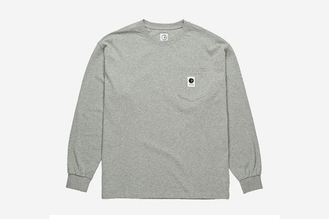 POCKET LONGSLEEVE - Heather Grey