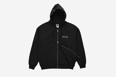 STROKE LOGO ZIP HOODIE - Black