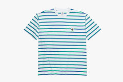 STRIPE POCKET TEE - White