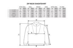 ZIP NECK SWEATSHIRT - Prune