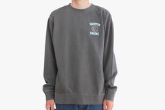 BALL IS LIFE WASHED CREW NECK - Washed Charcoal