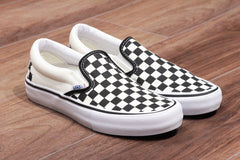 CHECKERBOARD SLIP-ON PRO - Black/Off White
