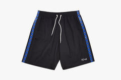 SQUARE STRIPE CITY SWIM SHORTS - Black