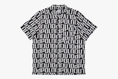 SQUARE LOGO SHIRT - Black/White