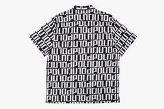 SQUARE LOGO SHIRT - Black/White