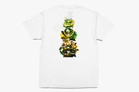 BOTANICAL SNACKMAN TEE - White