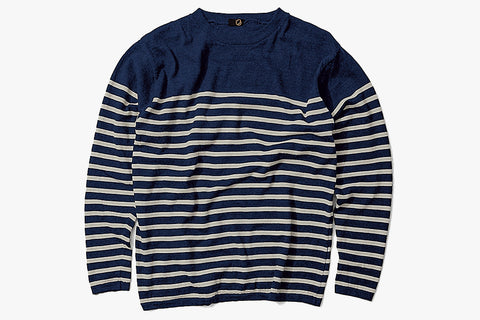 WOOL LAYER 2023/24 - Navy/Buff