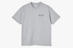 3 TONE FILL LOGO TEE - Sport Grey