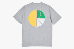 3 TONE FILL LOGO TEE - Sport Grey