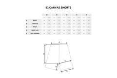 '93 CANVAS SHORTS - Ivory
