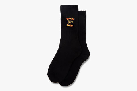 BALL IS LIFE EMBROIDERED SOCKS - Black