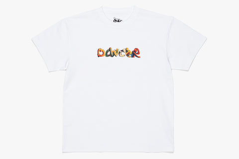 BAR TEE  - White D4