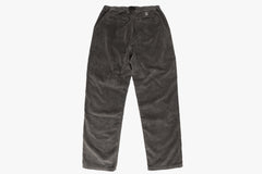 BELTED SIMPLE PANT - Corduroy Faded Green D5