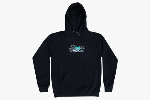 BIG SHOES HOODIE - Black