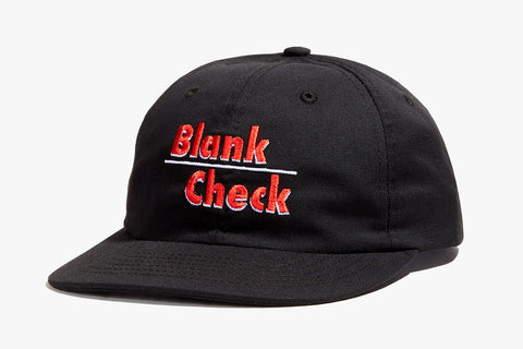 BLANK CHECK CAP - Black