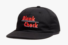 BLANK CHECK CAP - Black